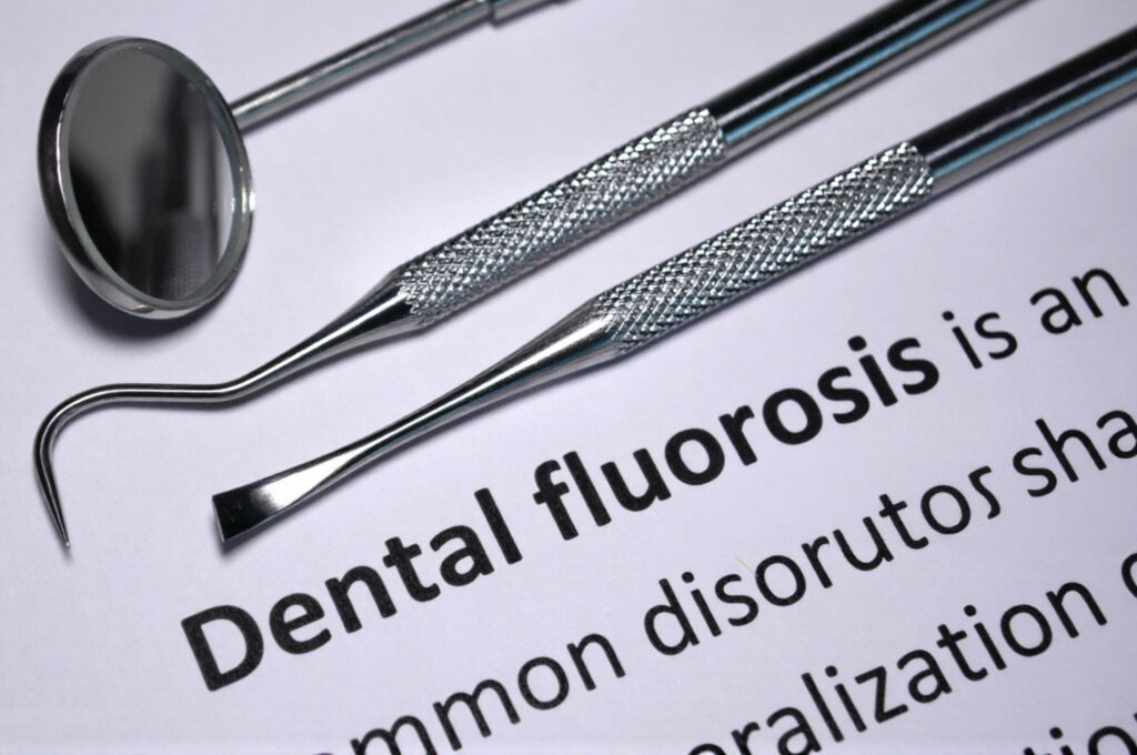 The texture test is one of the fastest ways to distinguish between fluorosis and demineralization of a child's teeth.